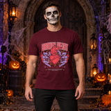 Broken Heart T-Shirt – Dark Editorial Graphic Design Graphic Tee - Color: maroon