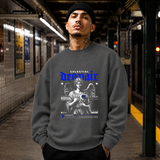 Celestial Despair Sweatshirt – Dark Editorial / Gothic Streetwear Sweatshirt - Color: dark heather