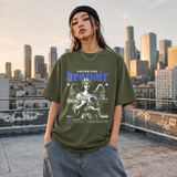 Celestial Despair T-Shirt – Dark Editorial / Gothic Streetwear Tee - Color: Millitary Green