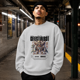 Celestialbot Ancient Armor Robot T-Shirt – Contemporary Gothic Graphic Design Tee - Color: sport grey