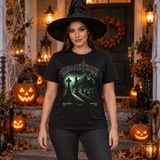 Cemetery T-Shirt – Classic Halloween Graphic Design Graphic Tee - Color: black