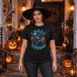 Chaos Combat T-Shirt – Dark Editorial Graphic Design Graphic Tee - Color: black