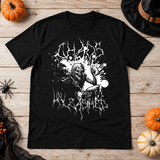 Chaos Unleashed T-Shirt – Dark Editorial Graphic Design Graphic Tee - Color: black