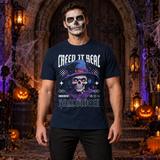 Creep it Real Halloween T-Shirt – Halloween Streetwear Graphic Graphic Tee - Color: navy