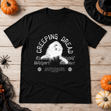 Creeping Dread T-Shirt – Classic Halloween Graphic Design Graphic Tee - Color: black