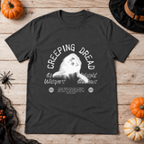 Creeping Dread T-Shirt – Classic Halloween Graphic Design Graphic Tee - Color: charcoal