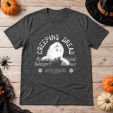 Creeping Dread T-Shirt – Classic Halloween Graphic Design Graphic Tee - Color: dark heather