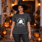 Creeping Dread T-Shirt – Classic Halloween Graphic Design Graphic Tee - Color: dark heather