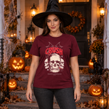 Crush T-Shirt – Dark Editorial Graphic Design Graphic Tee - Color: maroon