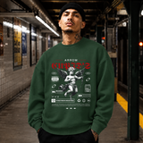 Cupid's Arrow T-Shirt – Religious Imagery Collage Graphic Tee - Color: forest green