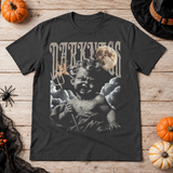 Darkness T-Shirt – Skull & Reaper Gothic Graphic Graphic Tee - Color: charcoal
