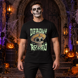 Deadly Rodeo T-Shirt – Dark Editorial Graphic Design Graphic Tee - Color: black