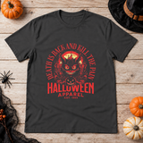 Death is Back T-Shirt – Skull & Reaper Gothic Graphic Graphic Tee - Color: charcoal