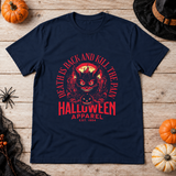 Death is Back T-Shirt – Skull & Reaper Gothic Graphic Graphic Tee - Color: navy