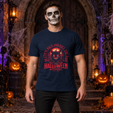 Death is Back T-Shirt – Skull & Reaper Gothic Graphic Graphic Tee - Color: navy