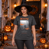 Desire T-Shirt – Classic Halloween Graphic Design Graphic Tee - Color: dark heather