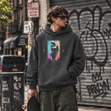 Deterioration Nothing Is Eternal Hoodie – Dark Editorial / Gothic Streetwear Hoodie - Color: dark heather