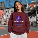 Dolorous Angel Sweatshirt – Dark Art / Renaissance Aesthetic Graphic Sweatshirt - Color: maroon