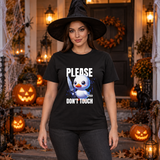 Don't Touch T-Shirt – Dark Editorial Graphic Design Graphic Tee - Color: black