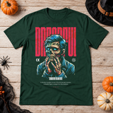 Dreadful T-Shirt – Dark Editorial Graphic Design Graphic Tee - Color: forest green