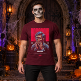 Dreadful T-Shirt – Dark Editorial Graphic Design Graphic Tee - Color: maroon