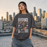 Elegance Marble Statue T-Shirt – Dark Art / Renaissance Aesthetic Graphic Tee - Color: Charcoal