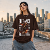 Elegance Marble Statue T-Shirt – Dark Art / Renaissance Aesthetic Graphic Tee - Color: Dark Chocolate