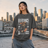 Elegance Marble Statue T-Shirt – Dark Art / Renaissance Aesthetic Graphic Tee - Color: Dark Heather