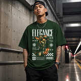 Elegance Marble Statue T-Shirt – Dark Art / Renaissance Aesthetic Graphic Tee - Color: Forest Green