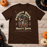 Enchanted Panther T-Shirt – Dark Editorial Graphic Design Graphic Tee - Color: chocolate