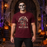 Enchanted Panther T-Shirt – Dark Editorial Graphic Design Graphic Tee - Color: maroon