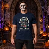 Enchanted Panther T-Shirt – Dark Editorial Graphic Design Graphic Tee - Color: navy