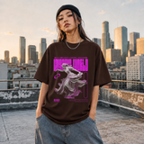Envenom Worldwide Angel T-Shirt – Vintage Y2K / Acid Graphic Streetwear Tee - Color: Dark Chocolate