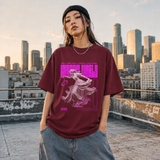 Envenom Worldwide Angel T-Shirt – Vintage Y2K / Acid Graphic Streetwear Tee - Color: Maroon