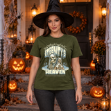 Eternity's Heaven T-Shirt – Dark Editorial Graphic Design Graphic Tee - Color: military green