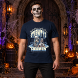 Eternity's Heaven T-Shirt – Dark Editorial Graphic Design Graphic Tee - Color: navy