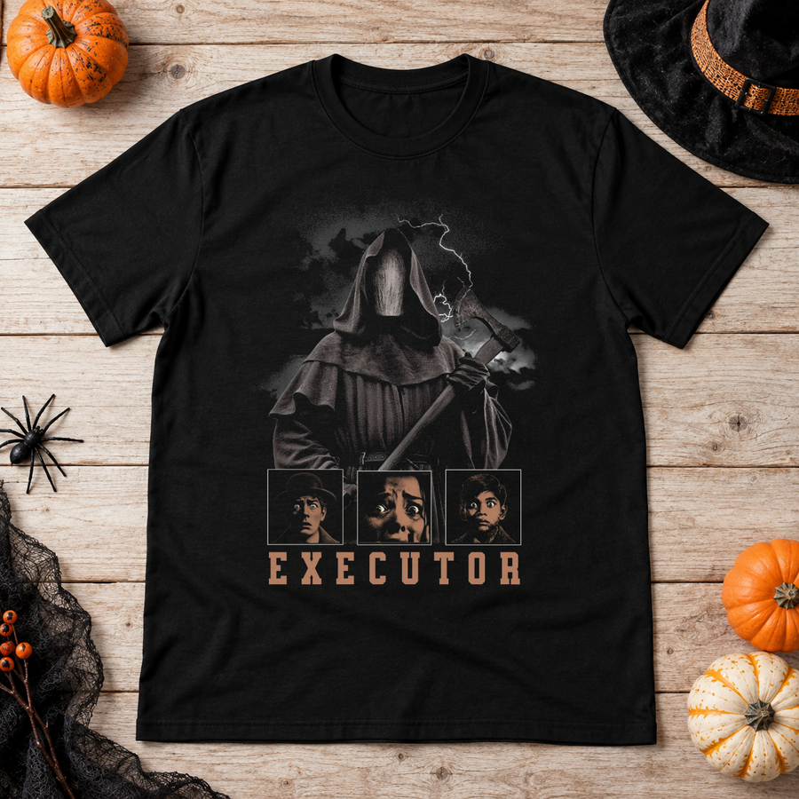 Executor T-Shirt – Dark Editorial Graphic Design Graphic Tee - Color: black