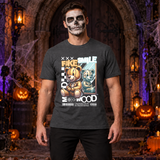 Fake Smile T-Shirt – Dark Editorial Graphic Design Graphic Tee - Color: dark heather