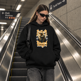 Fallen Angel Blackletter Hoodie – Gothic Streetwear Poster Graphic Hoodie - Color: black