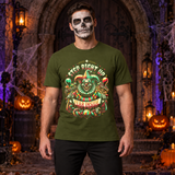 Fear Inside T-Shirt – Dark Editorial Graphic Design Graphic Tee - Color: military green