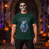 Fierce Bound T-Shirt – Dark Editorial Graphic Design Graphic Tee - Color: forest green