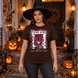 Final Duty T-Shirt – Dark Editorial Graphic Design Graphic Tee - Color: chocolate