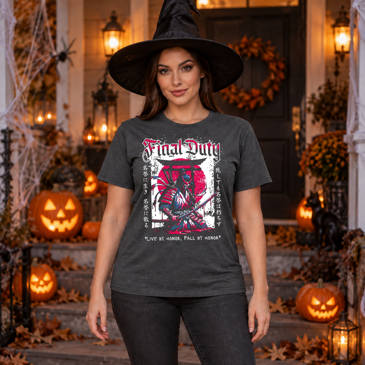 Final Duty T-Shirt – Dark Editorial Graphic Design Graphic Tee - Color: dark heather
