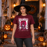 Final Duty T-Shirt – Dark Editorial Graphic Design Graphic Tee - Color: maroon