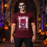 Final Duty T-Shirt – Dark Editorial Graphic Design Graphic Tee - Color: maroon