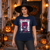 Final Duty T-Shirt – Dark Editorial Graphic Design Graphic Tee - Color: navy