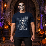 Find Peace World T-Shirt – Dark Streetwear Graphic Design Graphic Tee - Color: navy