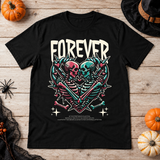 Forever T-Shirt – Dark Editorial Graphic Design Graphic Tee - Color: black