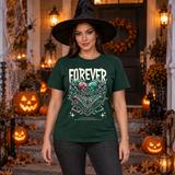 Forever T-Shirt – Dark Editorial Graphic Design Graphic Tee - Color: forest green