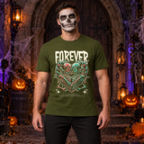 Forever T-Shirt – Dark Editorial Graphic Design Graphic Tee - Color: military green